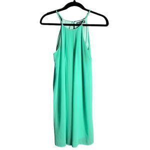 Fortuity Green Halter Sheath Dress Size Small